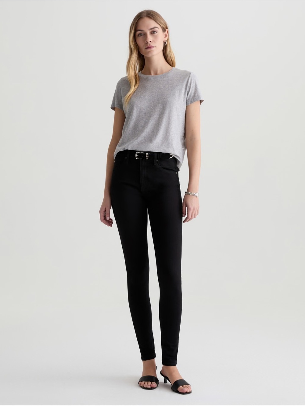 AG Jeans The Farrah contour 360 high rise skinny hideout
